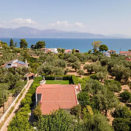 Luxurious Villa, With Big Garden Next To Beach Villa Selianitika